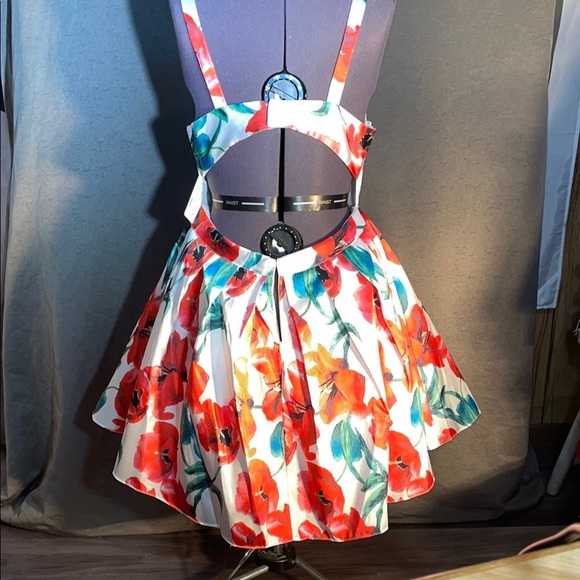 Narianna Formal‎ Red and White Dress - Picture 2 of 9